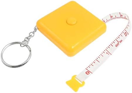 X-DERE 1,5 m žuta kvadratna plastična ljuska uvlači se mjera traka W WEPHIN (1,5 m amarillo cuadrado plástico Shell rerpáctil medida