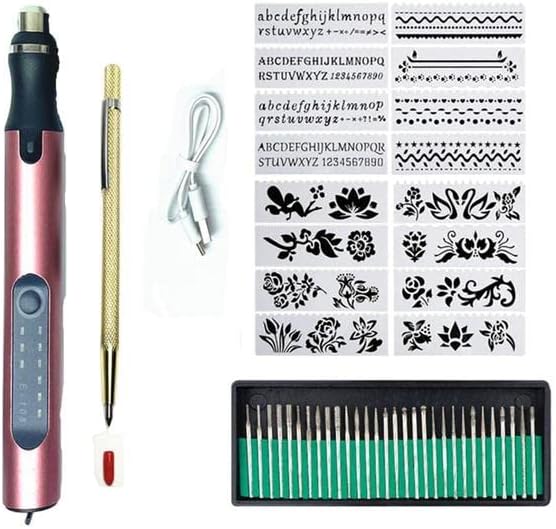 Električna olovka za etching mikrogravera i 30 bita za plastični metalni nakit -