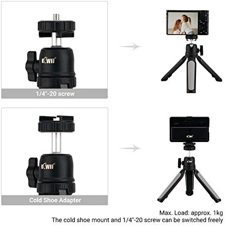 Mini ekstenzija tronožanja ， 360 ° Selfie Stick Mini Tripid Extendible Drip Grip s hladnim nosačem cipela, vlogging stativ za web kameru