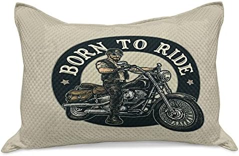 Lunarible biciklistički pleteni jastuk od prekrivača, pobunjenički amblem poput dizajna rođenog za vožnju crtanog filma na biciklu,