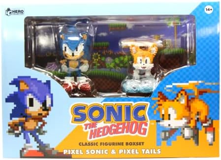 Sonic The Hedgehog Classic Figurine Boxset 4 10cm piksel 3 8 cm repova piksela