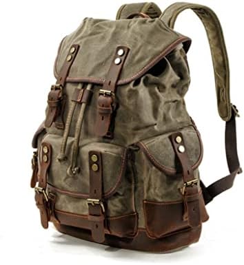 Ruksak za putovanja, platnena prošivena kožna torba za penjanje, dnevni ruksak za studentsku školu velikog kapaciteta