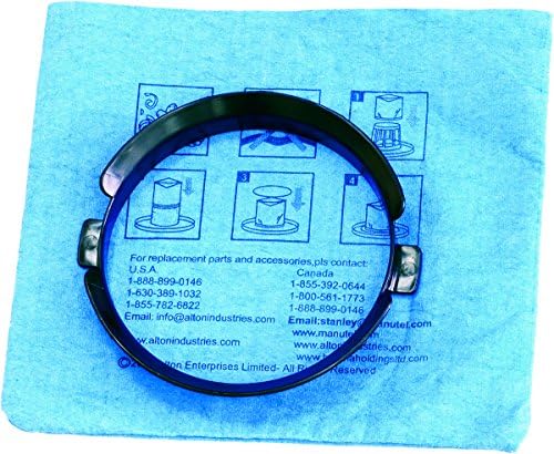 Stanley 20-1100 Filter za višekratnu uporabu plave krpe s stezaljnim prstenom za 3-5 galona mokri/suhi vakuumi, kompatibilni s PCX18301-4B,