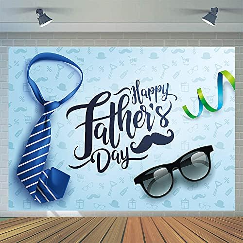 Pozadina od 7 do 5 Pozadina Sretan Dan očeva kravata i naočale plava pozadina Dan očeva obiteljska matura Dan očeva pribor za zabavu