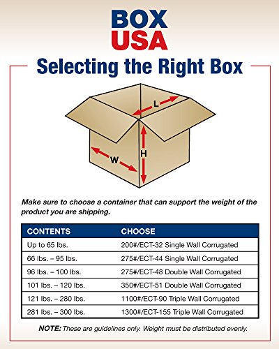 BOX USA BHD242418DWMS Сверхпрочные двухстенные X-obliku kutije za kretanje, 24 D x 24 W x 18 U, visina 18, širine 24, dužina 24, Kraft