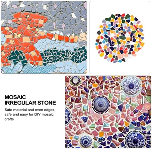 Sewroro dekor za dom kućni opskrba 500 g keramičke mozaične pločice nepravilni oblik kristalni keramički mozaik komad ručno izrađeni