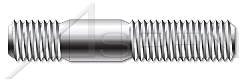 M10-1,5 x 55 mm, DIN 835, metrike, studs, dvostruki, vijak, promjer 2,0 x, a4 nehrđajući čelik