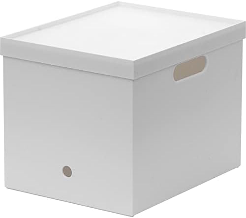 WRVCSS plastična kutija za pohranu debela remenica s ručicom poklopca dorade blagajne a4 okvir za kućicu za pohranu kućišta