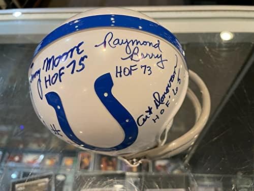Lennie Moore Rae Berrie Art Donovan Gino Marchetti Colts potpisao je mini - kacigu s potpisom u NFL-u