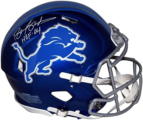 Barrie Sanders potpisala je potpisnu kacigu za brzinu Mt/Mt 04 - NFL kacige s autogramima
