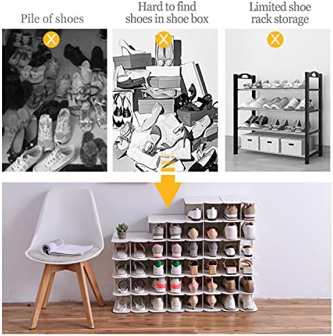 2-slojni samostojeći stalak za cipele, podesivi organizator za odlaganje cipela u hodniku, hodniku i ormaru, kompaktni sklopivi stalak