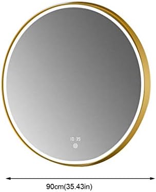 Zidna zrcala zrcala zidna zrcala, moderno osvijetljeno ogledalo kupaonice zatamnjena zaslon protiv magle, jednostavno i luksuz ukrasi