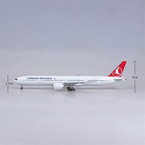 RCESSD Kopiranje zrakoplova Model 47cm 1/160 za turske aviokompanije Boeing 777 Aviation Airbus Scale smola Die Die Cast Airplane Collection