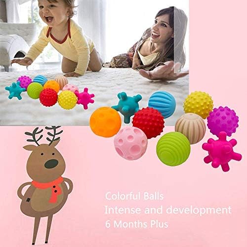 Rohsce senzorne kuglice za bebe djece, meke montessori igračke za bebe 6 do 12 mjeseci dječje senzorne igračke kuglice i mališani mali
