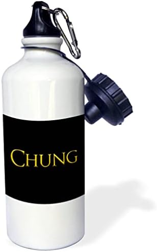 3Drose Chung poznato ime dječaka u SAD -u. Žuta, crni šarm. - Boce s vodom