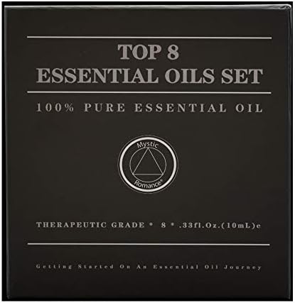 8 pc esencijalnog ulja set eukaliptus miris lavande ružmarin čajevca 0,33oz aroma
