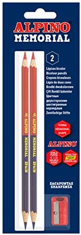 Alpine LE000018 - Pakovanje 2 memorijalne olovke i oštrica, crvena i plava