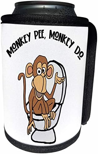 3Drose Smiješan slatki majmun na WCOLEM Majmun Monkey Do Pun - Can Cooler Boce Wrap