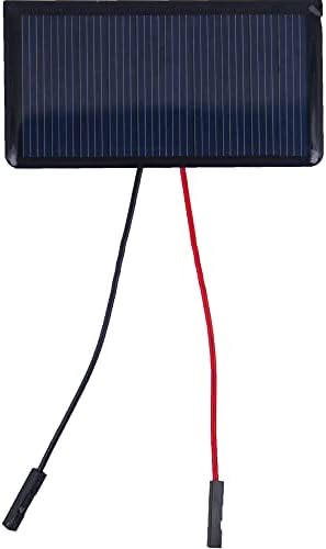 Whiteeeen 2PCS 5V 60MA 68x36 mm Mini solarni paneli Power Cell Modul Bateries Napunite s muškim ženskim igama za arduino igračke uradičke
