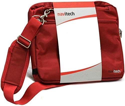 Navitech Red Slidek otporna na vodu za putničku torba - kompatibilna s Teclast 2k 11 inčni zaslon osjetljiv na dodir