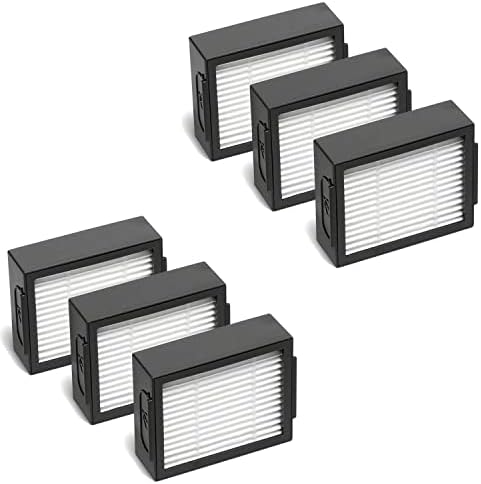 6 kompleta efikasnih filtera za zamjenu filtera Roomba iRobot Roomba serije e, i, j i i7 i7+/plus i3 i3+ E5 E6 E7 i4 i6 i6+ i8 i8+