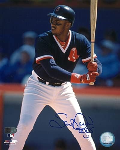 Sam Horn potpisao 8x10 Fotografija Boston Red Sox AIV AA21318 - Autografirane MLB fotografije