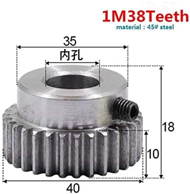 1pc 1pc cilindrični zupčanik 91 zupčasti zupčanik 3 inča kaljenog čelika promjera 6/8/10/12 mm 91 38 zuba