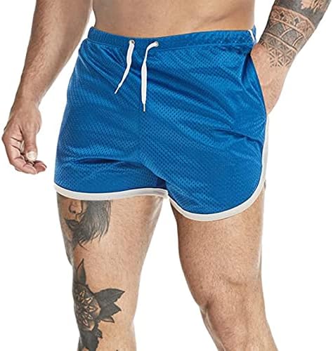 Gansanro mens 5 ”kratke hlače za vježbanje bodybuildinga, kratke hlače u teretani za muškarce s džepovima s patentnim zatvaračem