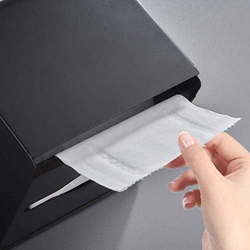 ZLDXDP Crni držač za toaletni papir od nehrđajućeg čelika, držač za toaletni papir, držač toaletnog papira