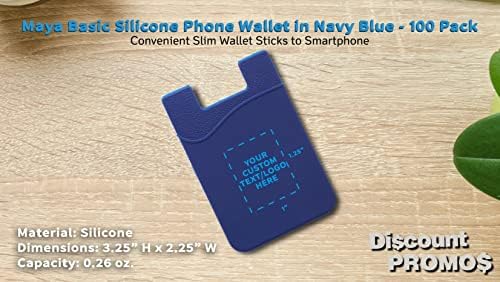 Promocije s popustom 100 kompleta silikonskih novčanika za telefone u paketima-prilagodljiv tekst, logotip-jako ljepilo, standardna