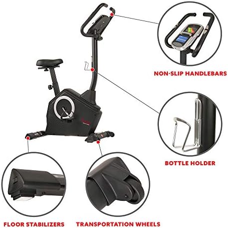 Sunčano zdravlje i fitness uspravni bicikl s elektromagnetskim otporom, programabilnim monitorom i praćenjem brzine pulsa - SF -B2883